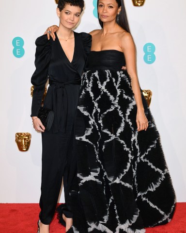 Ripley Parker and Thandiwe Newton
72nd British Academy Film Awards, VIP Arrivals, Royal Albert Hall, London, UK - 10 Feb 2019