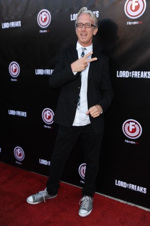 Andy Dick arrives at the LA Premiere of "Lord of the Freaks" on in Los Angeles
LA Premiere of "Lord of the Freaks", Los Angeles, USA
