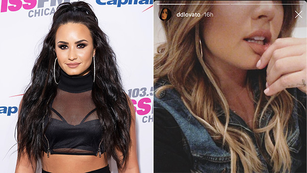Demi Lovato S Blonde Hair Makeover See Lighter Locks Hairstyle Hollywood Life
