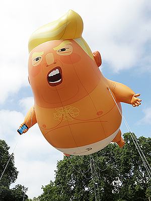 Donald Trump Protests In London: Photos Of The Baby Blimp & More ...