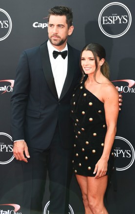 Aaron Rodgers and Danica Patrick
ESPY Awards, Los Angeles, USA - 18 Jul 2018