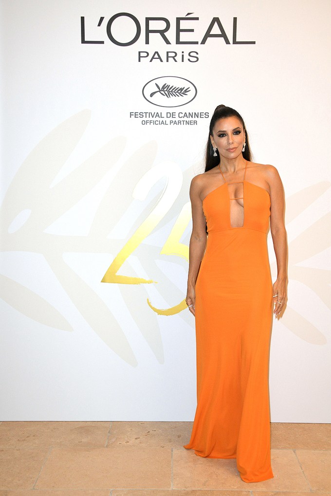 Selena Gomez & Dakota Johnson Both Love This Orange Sequin Dress