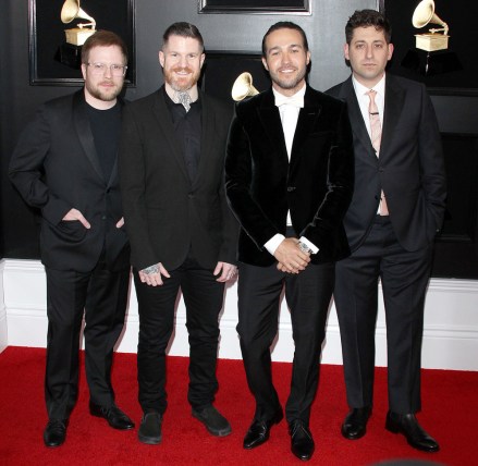 Fall Out Boy 61st Annual Grammy Awards, Arrivals, Los Angeles, USA - 10 Feb 2019