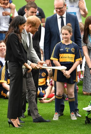 Prince Harry and Meghan Duchess of Sussex visit Croke Park
Prince Harry and Meghan Duchess of Sussex visit to Dublin, Ireland - 11 Jul 2018