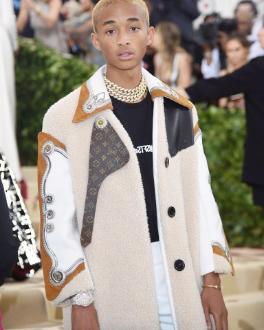 Jaden Smith attends The Metropolitan Museum of Art's Costume Institute benefit gala celebrating the opening of the Heavenly Bodies: Fashion and the Catholic Imagination exhibition, in New York2018 MET Museum Costume Institute Benefit Gala, New York, USA - 07 May 2018