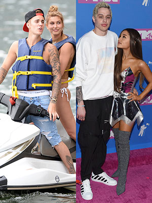 Ariana Grande, Pete Davidson Vs. Justin Bieber, Hailey Baldwin: PDA