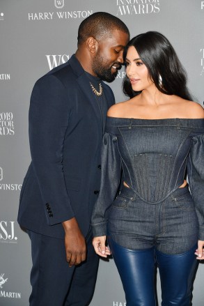 Kanye West and Kim Kardashian West
9th Annual WSJ. Magazine Innovator Awards, Arrivals, The Museum of Modern Art, New York, USA - 06 Nov 2019