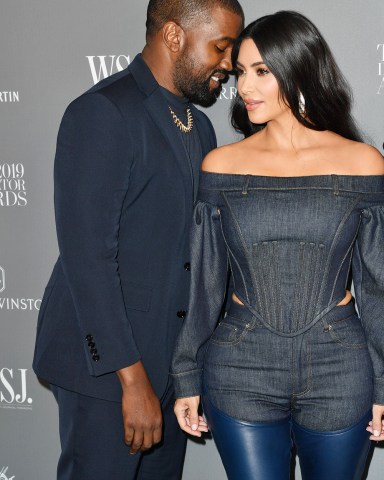 Kanye West and Kim Kardashian West
9th Annual WSJ. Magazine Innovator Awards, Arrivals, The Museum of Modern Art, New York, USA - 06 Nov 2019