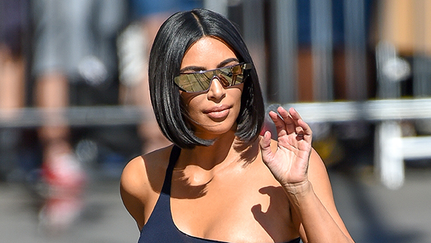 Kim Kardashian Shows Off Her Tiny Waist In A Crop Top — Pic