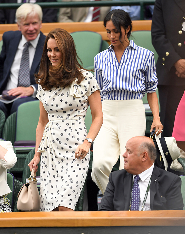 Meghan Markle & Kate Middleton’s Outfits At Wimbledon: See Chic Looks ...