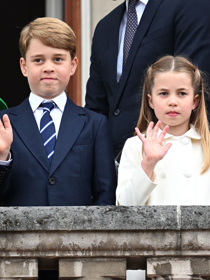 Prince George & Princess Charlotte At The Queen’s Platinum Jubilee Pageant