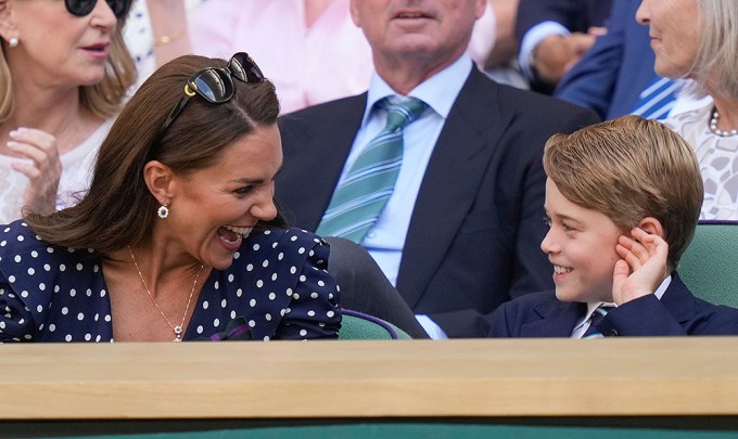 Prince George & Mom At Wimbledon 2022