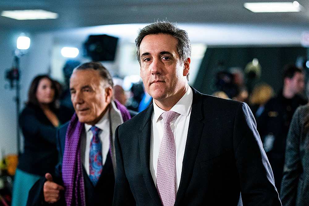 Michael Cohen departs Capitol Hill after first day of testimony, Washington, USA - 26 Feb 2019