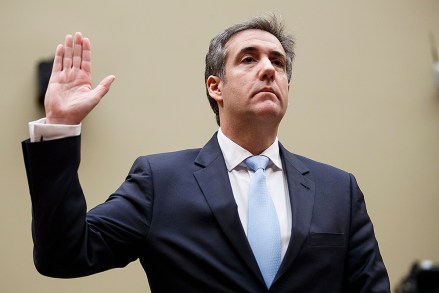 Michael Cohen, former attorney for US President Donald J. Trump, is sworn in to testify before the House Oversight and Reform Committee in the Rayburn House Office Building in Washington, DC, USA, 27 February 2019. Cohen is due to testify before three Congress committees for three days.  Lawmakers plan to grill the convicted felon over the Trump Tower Moscow project, and Cohen's facilitation of silent money payments to two women who claimed to have had affairs with Trump before he took office.Michael Cohen testifies before the House Oversight and Reform Committee, Washington, USA - February 27, 2019