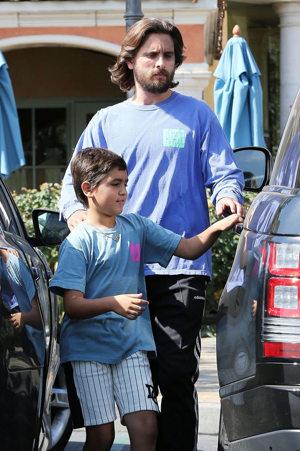 Scott and Mason Disick