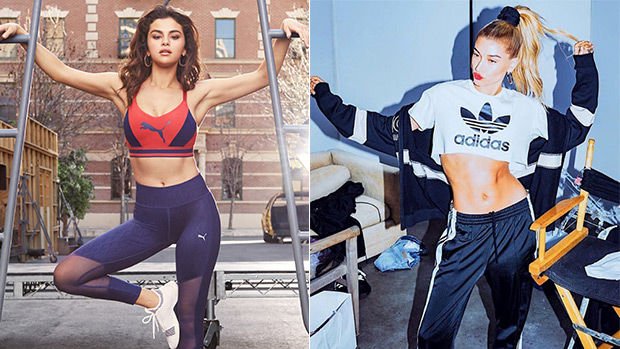 Hailey Baldwin's Adidas Vs Selena Gomez 