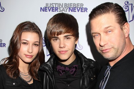 Hailey Baldwin, Justin Bieber and Stephen Baldwin
'Justin Bieber Never Say Never', Film Screening, New York, America - 02 Feb 2011