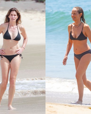Claire Danes displays her amazing bikini body during a beach day in Malibu,  California