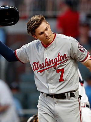 MLB: A wedding of the big leagues: The love album of the shortstop and  gymnast - Trea Turner, shortstop for the MLB's Washington