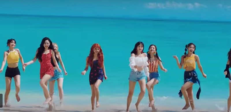 Twice S Dance The Night Away Pics From The New Music Video Hollywood Life