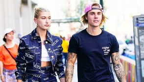 Hailey Baldwin & Justin Bieber Holding Hands