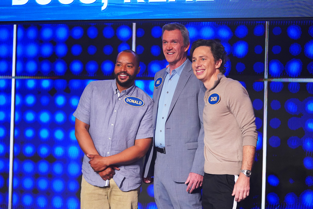 Celebrity Family Feud Zach Braff Scrubs ABC