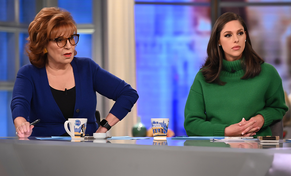 JOY BEHAR, ABBY HUNTSMAN