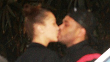 bella hadid the weeknd kissing date