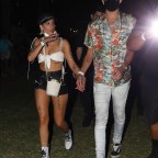 *EXCLUSIVE* Halsey and G-Eazy having fun at Coachella Day 2