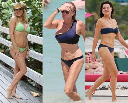 'RHOP'tan Karen Huger, Belize'de Tatil Sırasında Beyaz Bikiniyle Sallandı - Hollywood Life