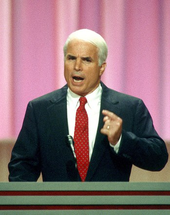 Senator John McCain
Senator John McCain speaking at the Republican National Convention at the Superdome in New Orleans, America - 15 Aug 1988