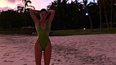 Kendall Jenner in One-Piece Swimsuit