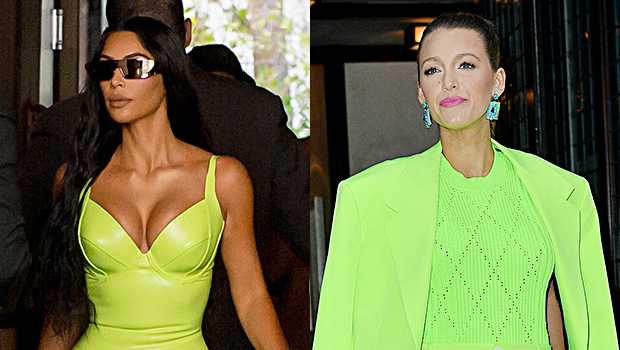 Kim Kardashian In Neon Green Blake Lively's Lime Look, Too Hollywood Life Kim Kardashian In Neon Green Blake Lively's Lime Look, Too Hollywood Life