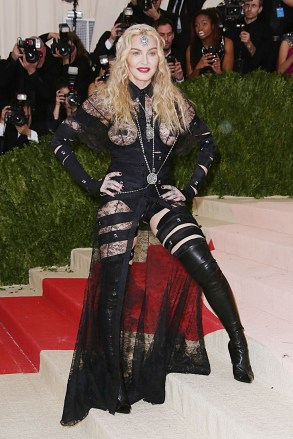 Madonna
The Metropolitan Museum of Art's COSTUME INSTITUTE Benefit Celebrating the Opening of Manus x Machina: Fashion in an Age of Technology, Arrivals, The Metropolitan Museum of Art, NYC, New York, America - 02 May 2016
WEARING GIVENCHY