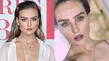 Perrie Edwards With & Without Freckles