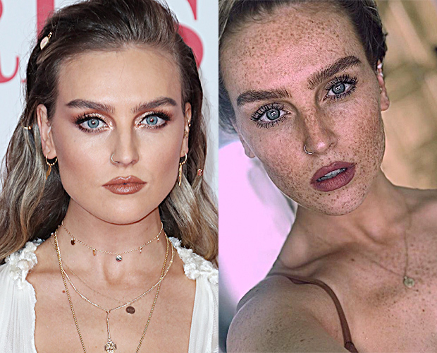 Perrie Edwards Freckles See Pic Of Little Mix Singer Without Makeup Hollywood Life