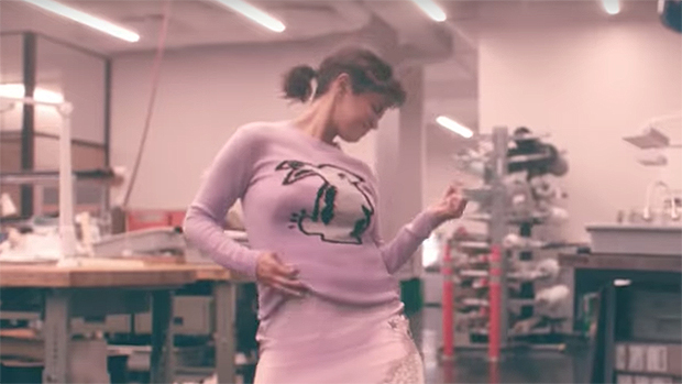 selena gomez bunny sweater