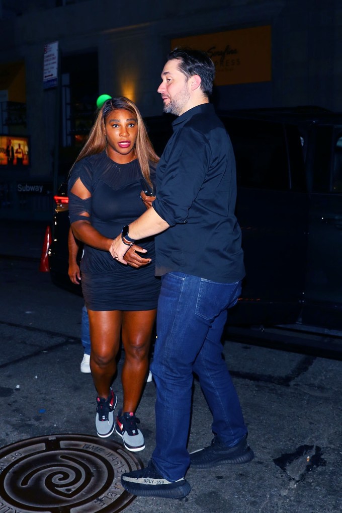 Serena Williams at a NYFW event