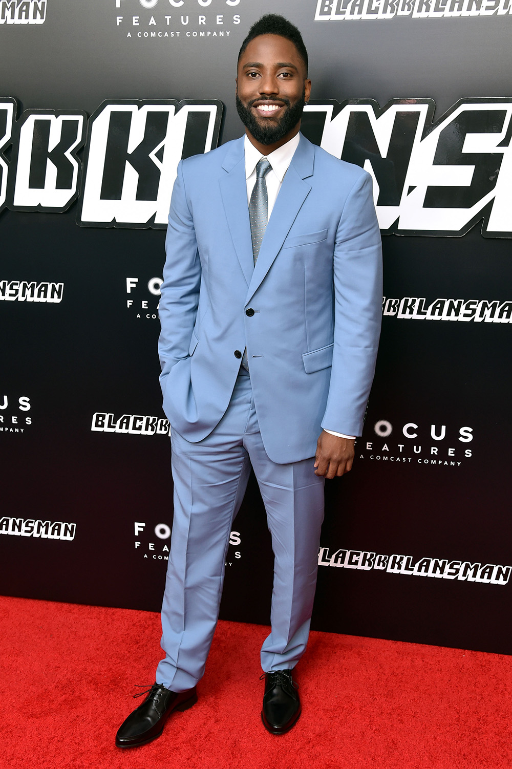 John David Washington
'BlacKkKlansman' film premiere, Arrivals, New York, USA - 30 Jul 2018