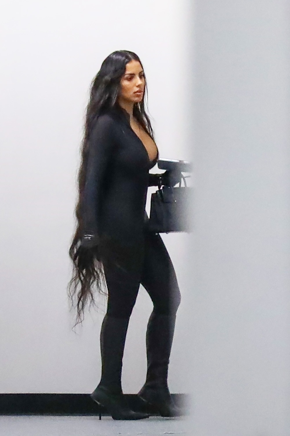 *EXCLUSIVE* Kim Kardashian look-alike Chaney James puts on a very sexy display as she parties with Kylie's bf, Travis Scott, Lil Baby, and other rappers after being spotted hanging out with Kanye West