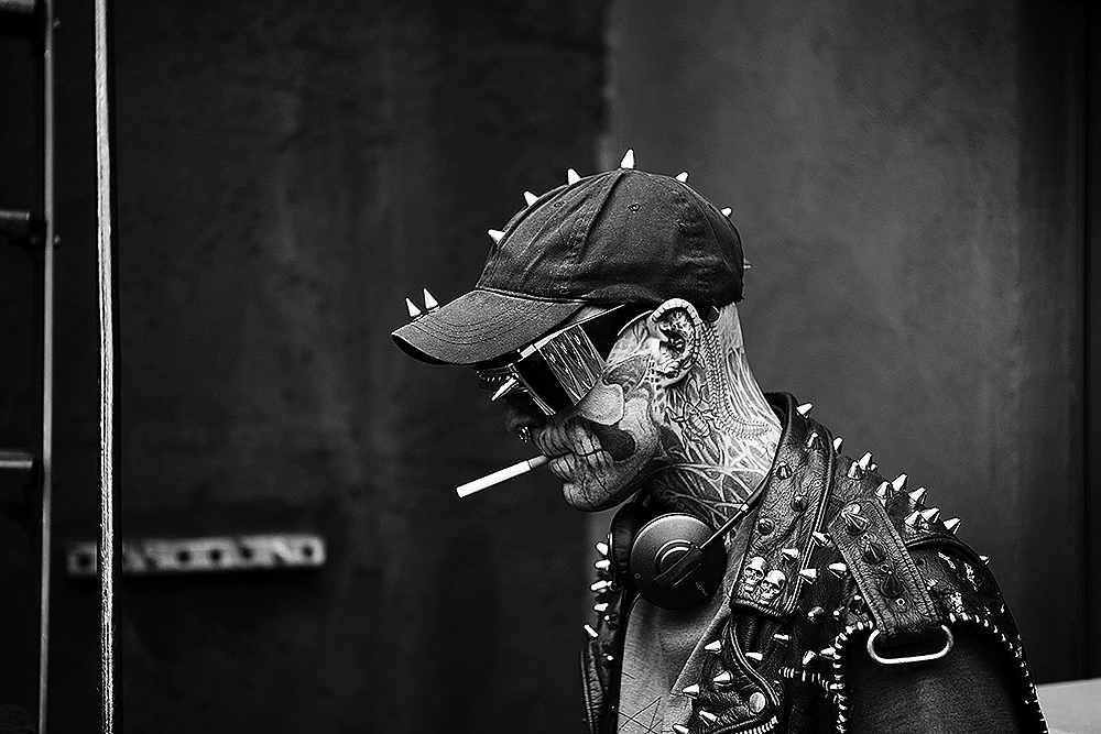 Rick Genest aka Zombie Boy portrait - 18 Jun 2012