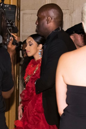 Cardi B, with a swollen bump on her forehead, leaves after an altercation at the Harper's BAZAAR "ICONS by Carine Roitfeld" party at The Plaza, New York
Harper's Bazaar Icons 2018, New York, USA - 07 Sep 2018