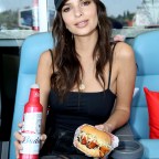 Emily Ratajkowski at Opening Day game on behalf of Budweiser in the Budweiser VIP Suite at Dodger Stadium in LA, Los Angeles, USA - 3 Apr 2017