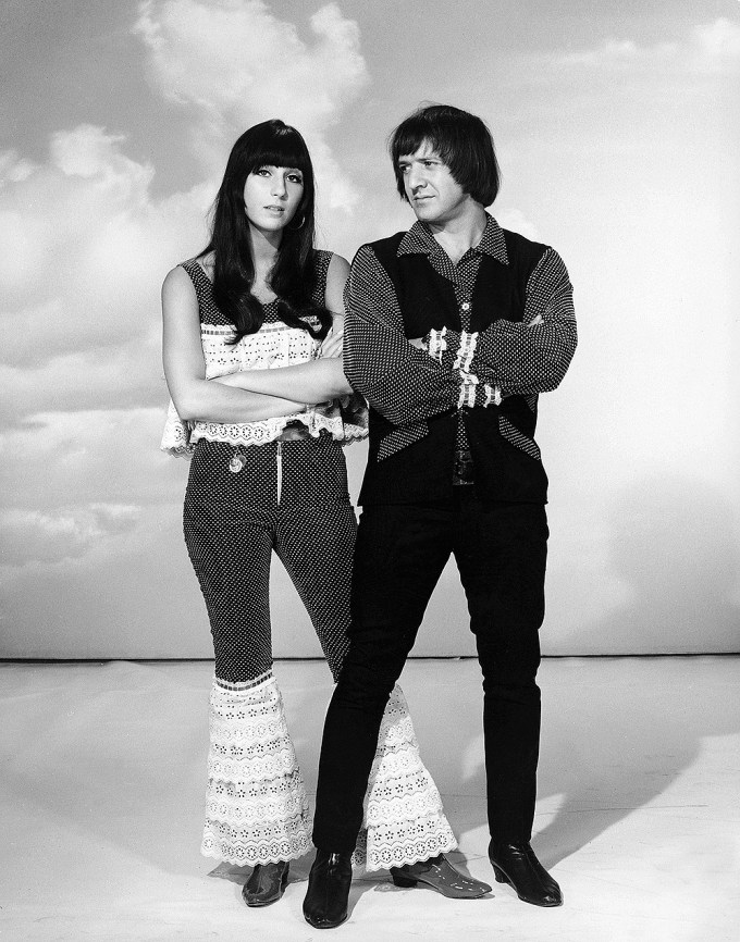 Cher & Sonny In Black-And-White