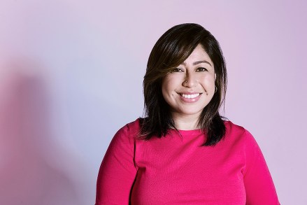 Cristina Jimenez sits for portrait