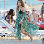 Jennifer Lopez and rapper Pitbull film the new music video for "Live it Up" on Fort Lauderdale Beach today