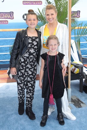 Jodie Sweetin with children Beatrix Carlin Sweetin Coyle and Zoie Laurel May Herpin
'Hotel Transylvania 3: Summer Vacation' film premiere, Los Angeles, USA - 30 Jun 2018