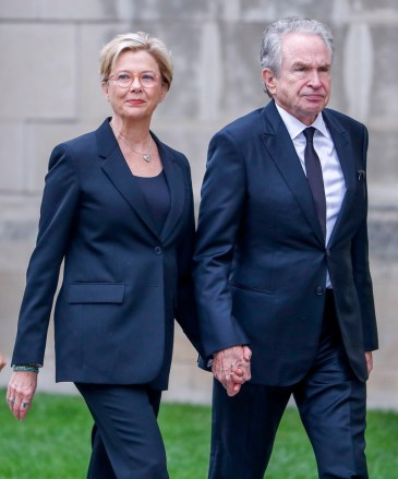 US actors Warren Beatty (R) and his wife Annette Benning (L) arrive for the funeral service for Senator John McCain at the Washington National Cathedral in Washington, DC, USA, 01 September 2018. McCain died 25 August, 2018 from brain cancer at his ranch in Sedona, Arizona, USA. He was a veteran of the Vietnam War, served two terms in the US House of Representatives, and was elected to five terms in the US Senate. McCain also ran for president twice, and was the Republican nominee in 2008.
Senator John McCain funeral in Washington, DC, USA - 01 Sep 2018