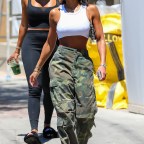 *EXCLUSIVE* Lori Harvey is all smiles while stepping out in Los Angeles