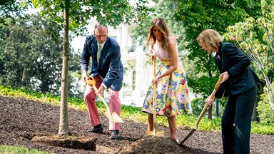 Melania Trump Gardening Heels
